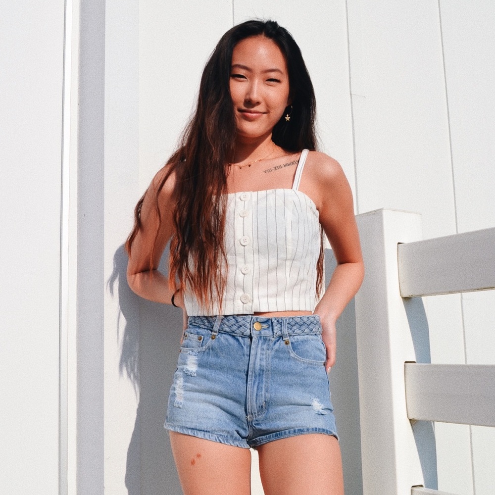 MILAN WHITE CROP TOP